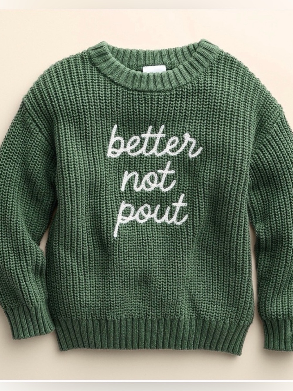 “Better Not Pout” Christmas Crewneck Sweater